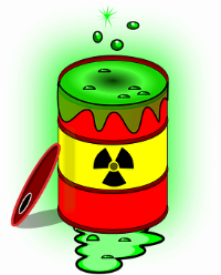 a cartoon toxic barral